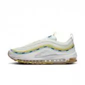 nike air max 97 golf meilleurs prix white blue yellow dc4830-100